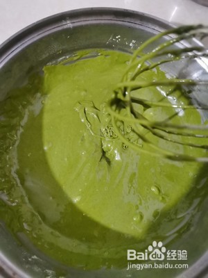 抹茶戚风蛋糕的做法