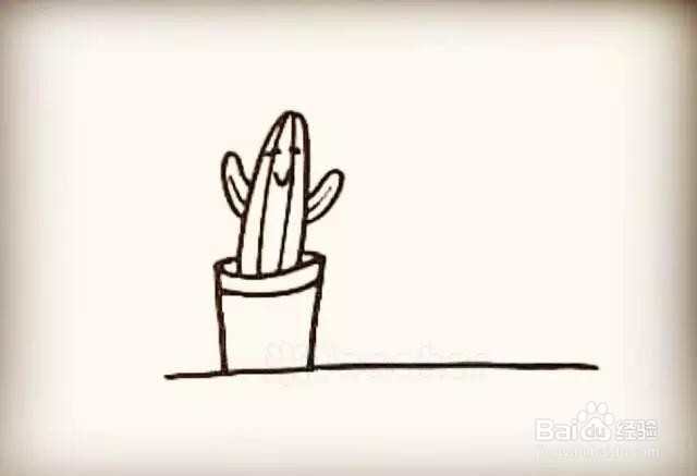 仙人掌简笔画怎么画呢？