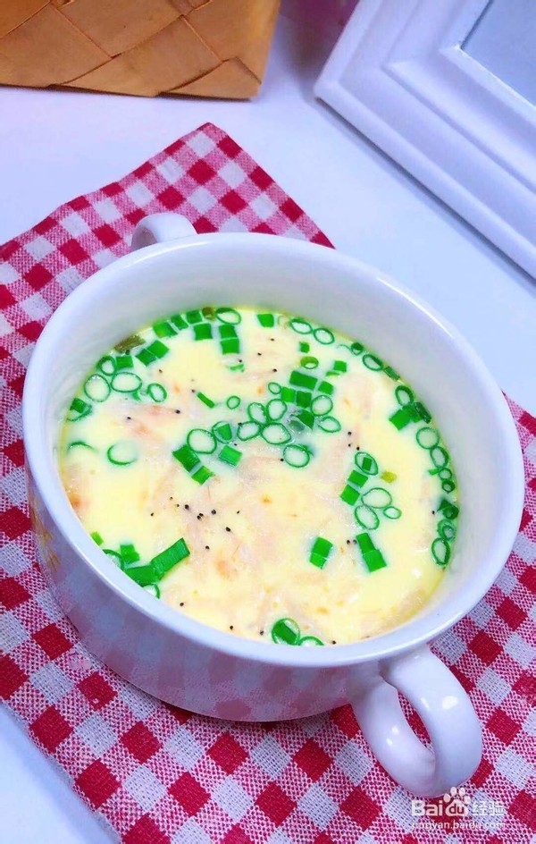 香葱虾米蒸蛋怎么做