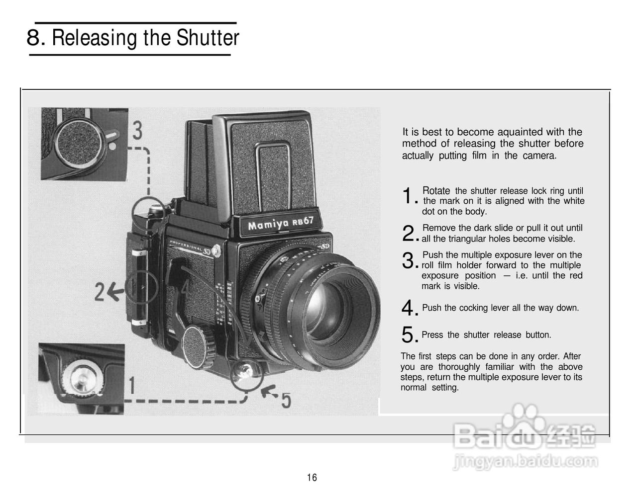 Mamiya RB67 Pro SD数码相机说明书:[2]