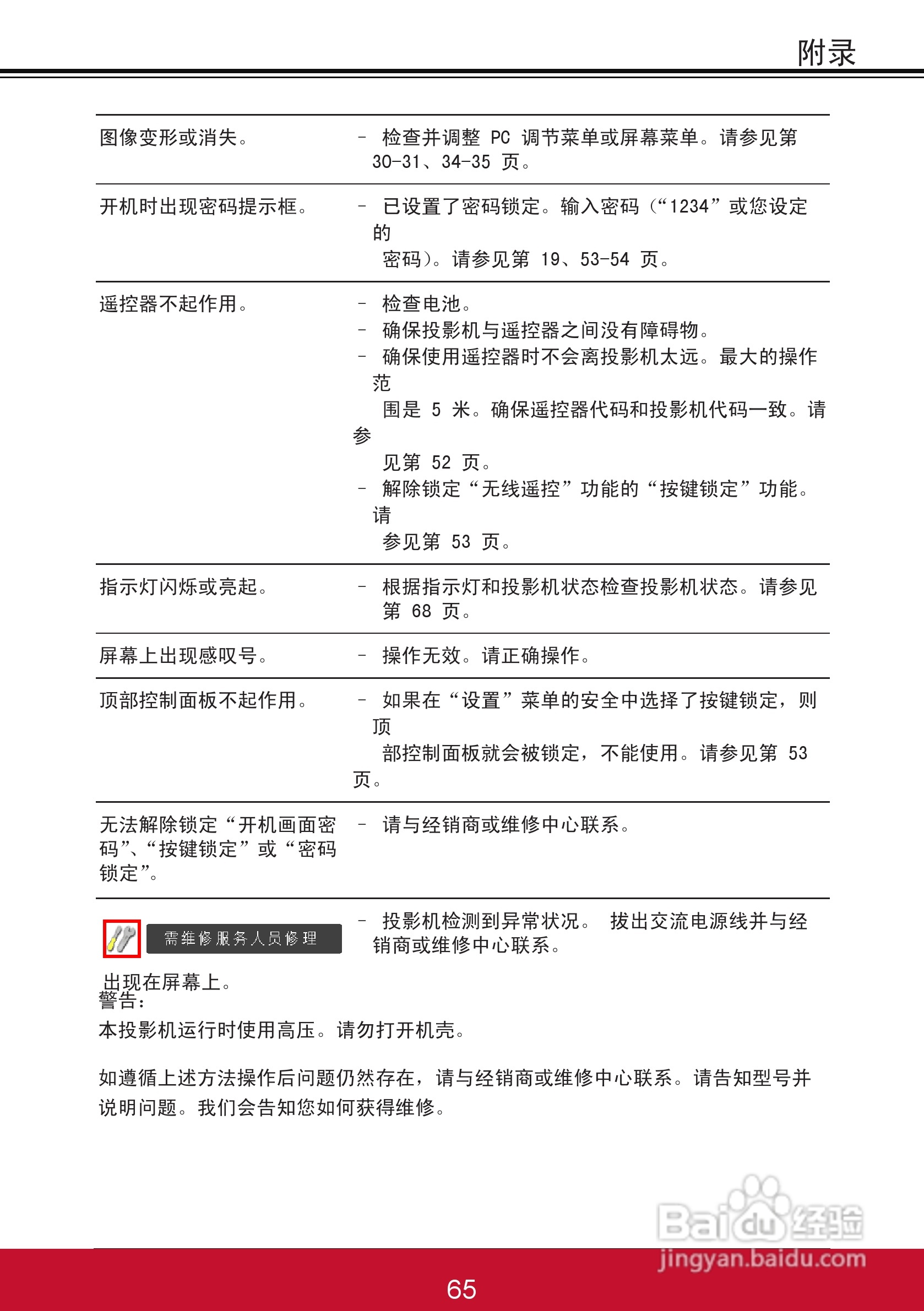 优派PJL6243投影机使用说明书:[8]