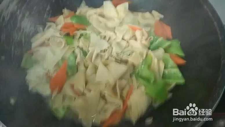 炒干豆腐的做法