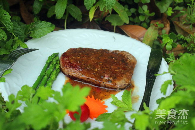 黑胡椒手工原切牛排