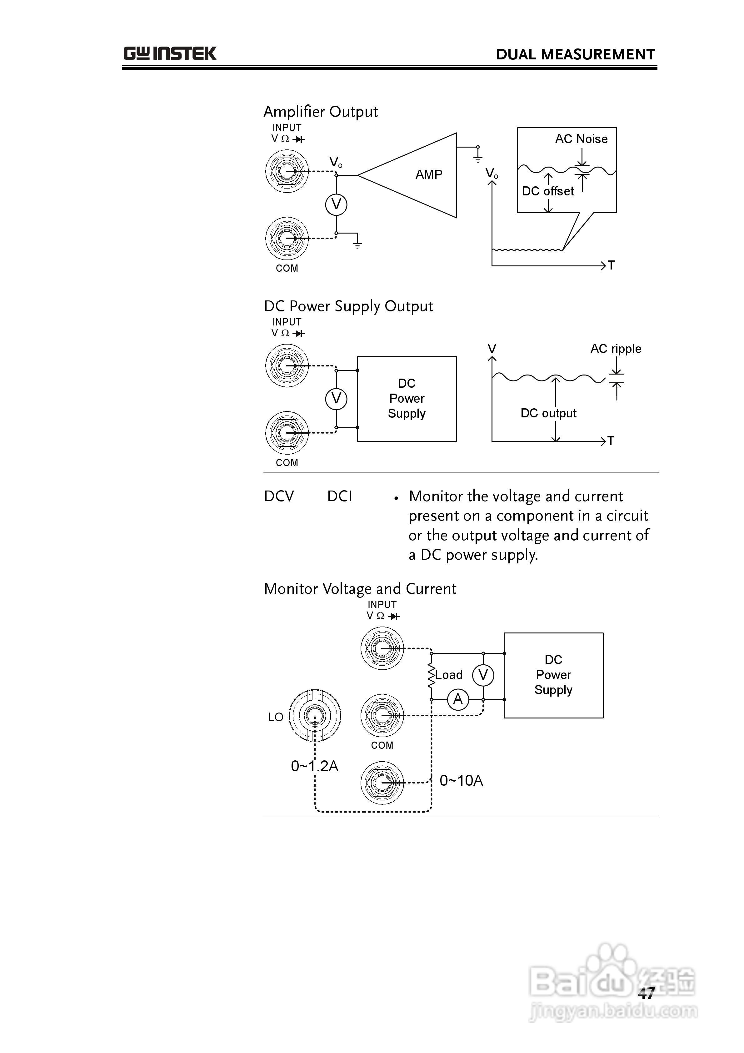 固纬GDM-8261数字万用表使用说明书:[5]