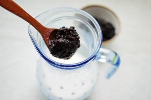 黑米椰奶的做法