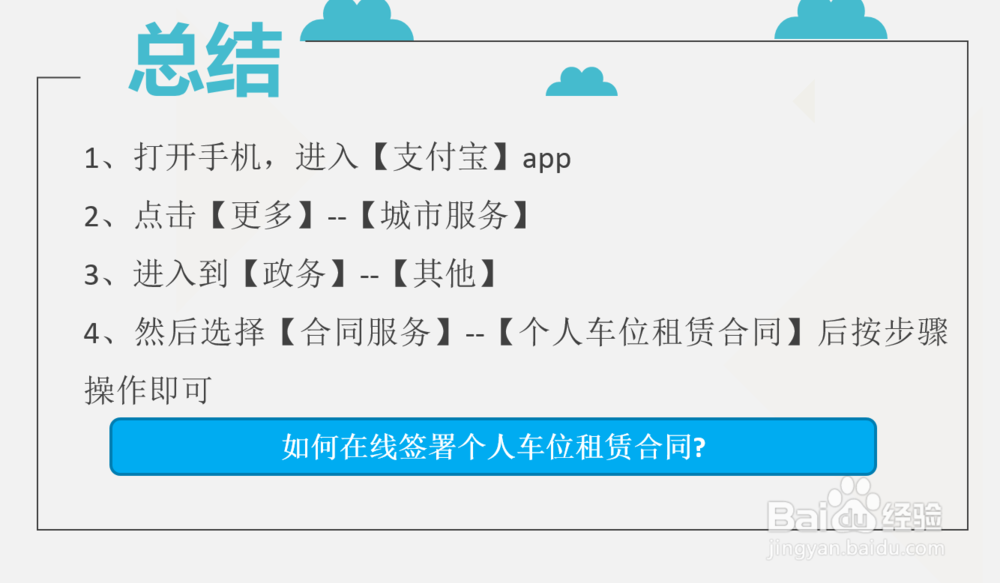 如何在线签署个人车位租赁合同