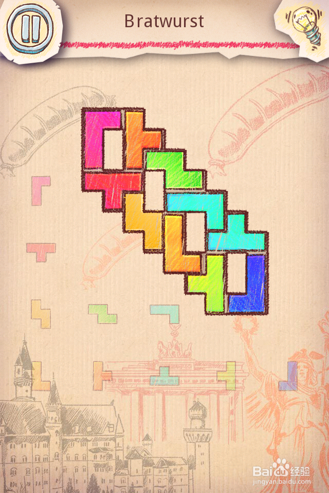 Doodle Fit2 攻略-12 German 德国