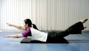 普拉提背部运动图解