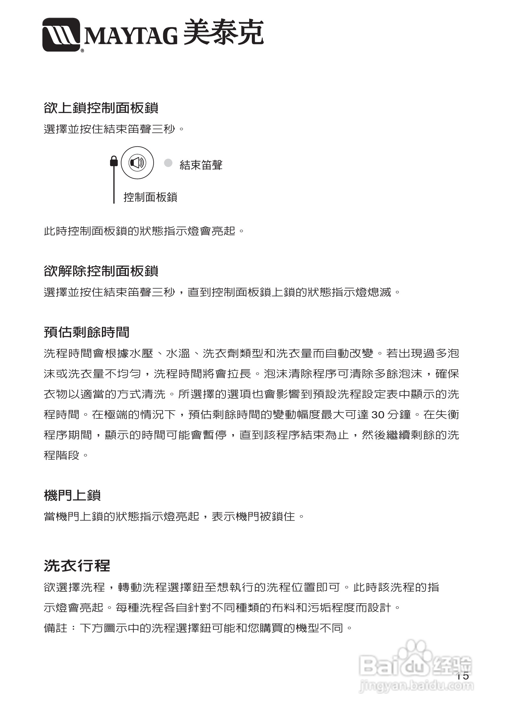 美泰克MAYTAG MHWZ600洗衣机说明书:[2]