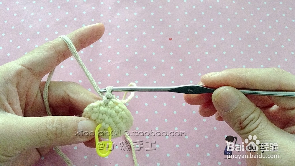 怎样螺旋换色 钩针玩偶技巧图文讲解--小懒编辑