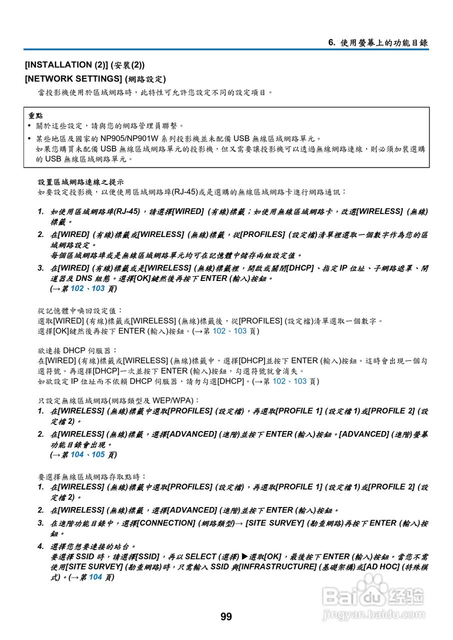 NEC NP901W型投影机用户手册:[12]