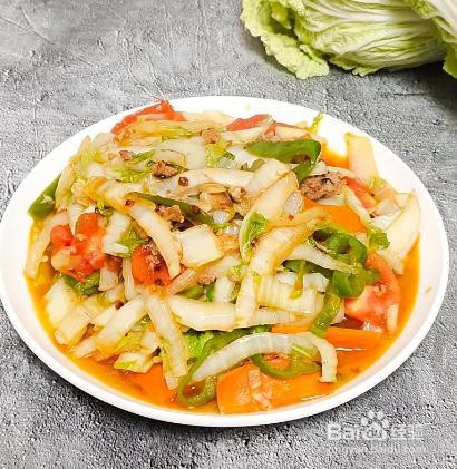 <b>微辣版的大白菜青菜炒肉末，三分包你学会！</b>