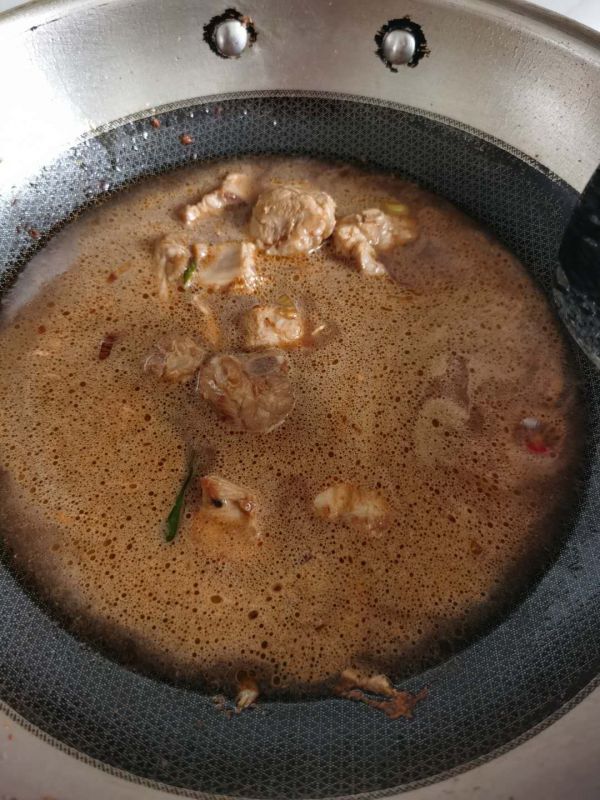 豆豉腐竹烧排骨