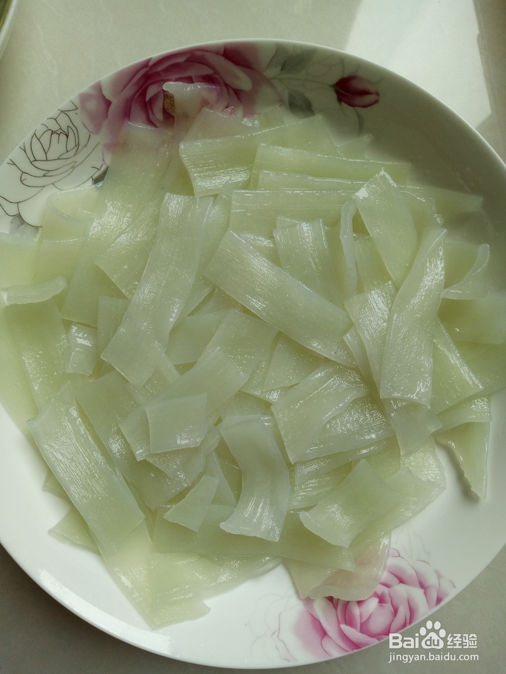 蒜苔炒宽粉的做法