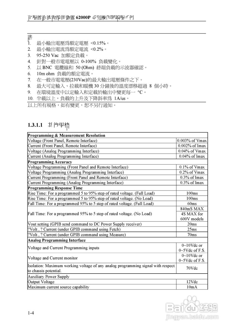 Chroma 可程控直流电源供应器62000P系列操作手册:[2]