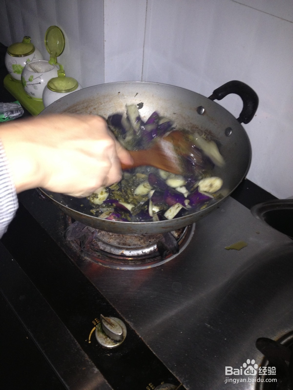 茄子加咸菜的妙炒法