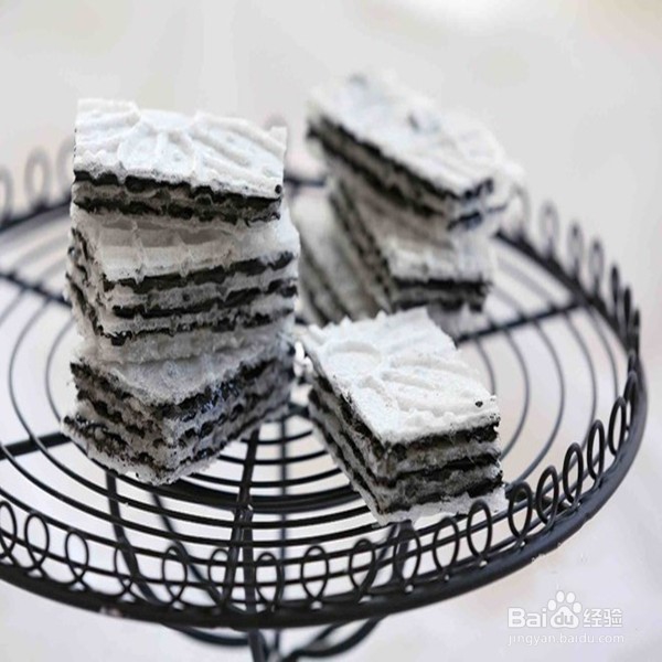 怎么做黑芝麻酱威化饼？