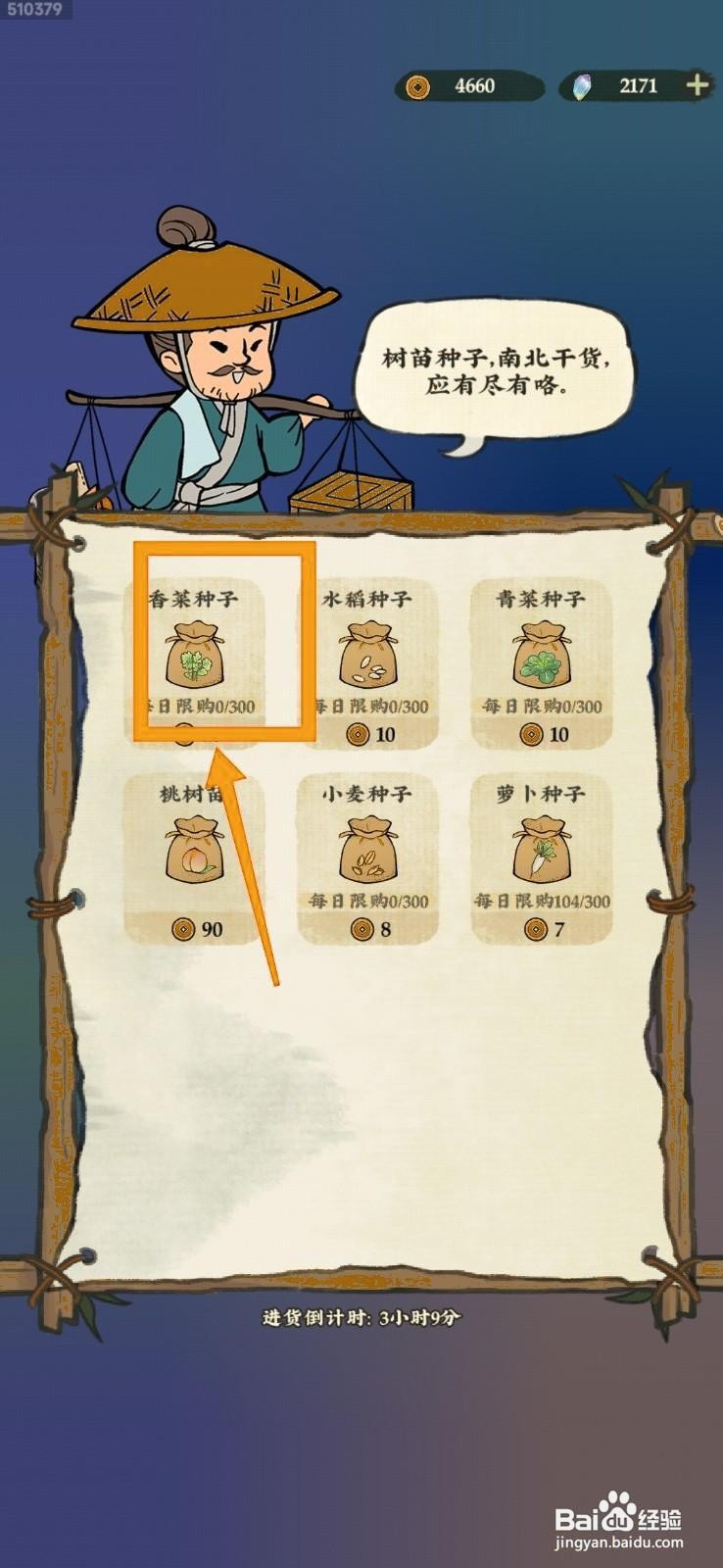 仙山小农如何获得香菜种子？