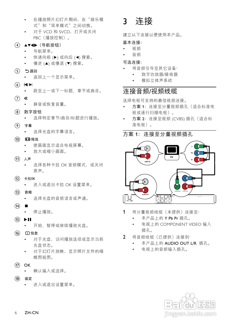 飞利浦DVP3520K/93 DVD播放机使用说明书:[1]
