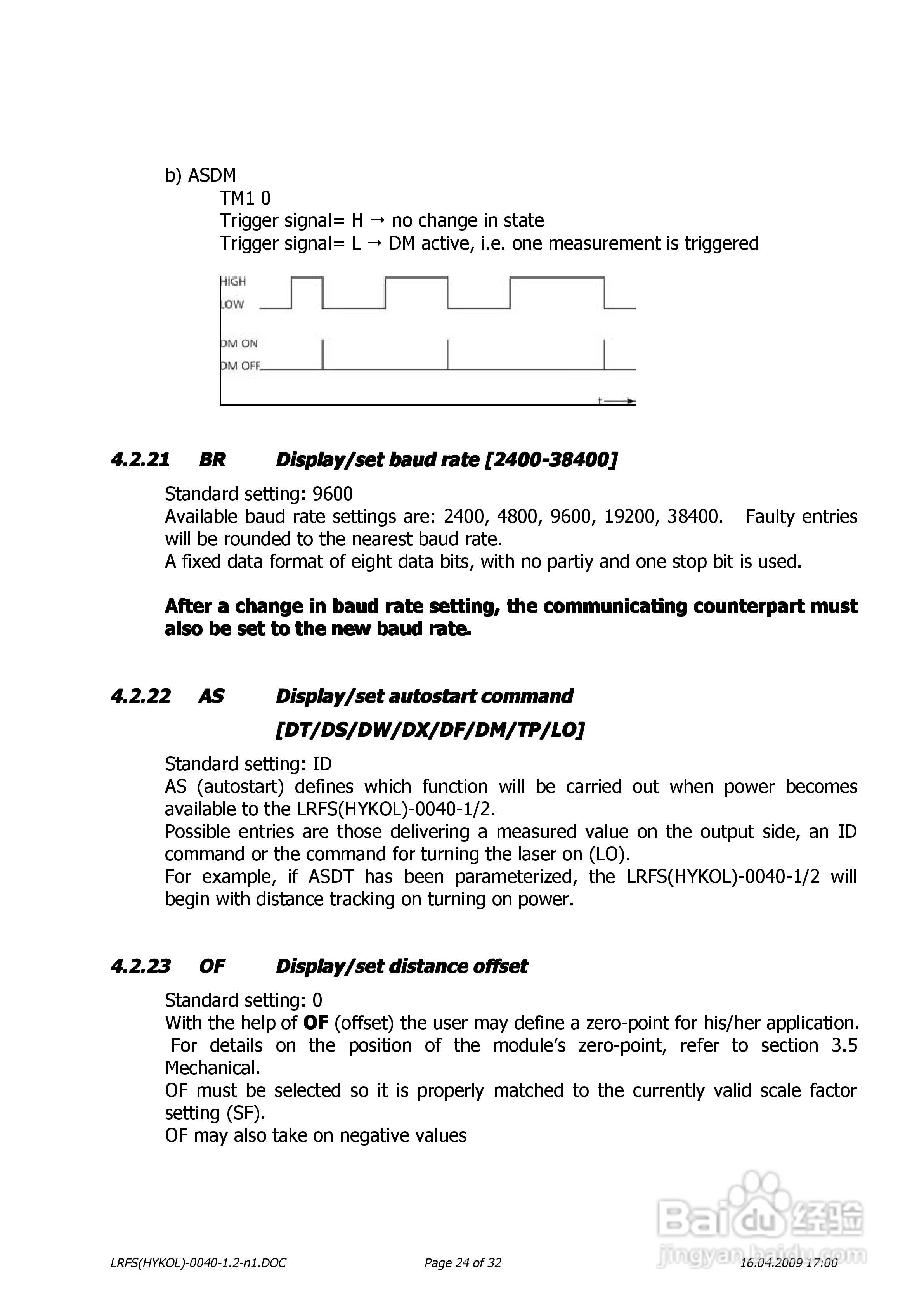 德国LRFS-0040系列激光测距传感器操作说明书:[3]