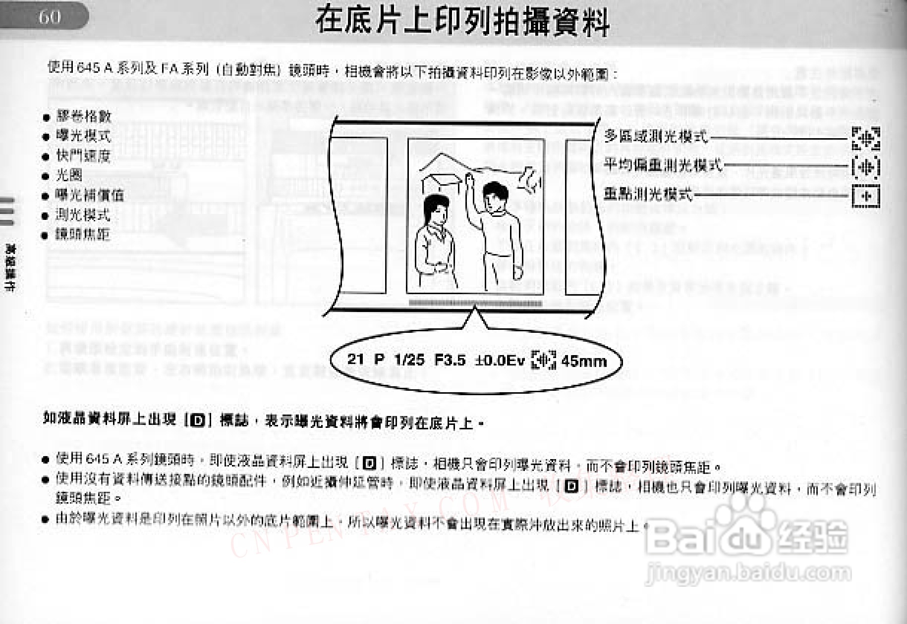 宾得Pentax 645n数码相机使用说明书:[7]-百度经验