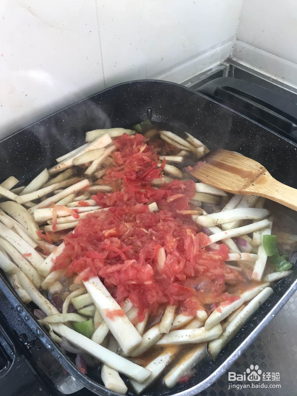 蔬果美食-西红柿炒茄子怎么做？