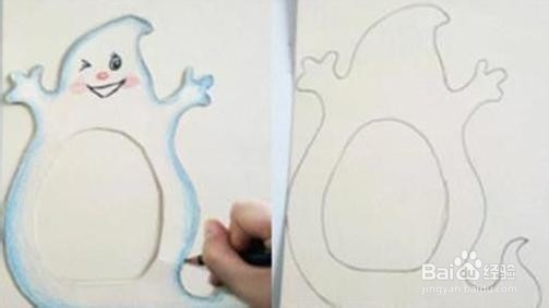 用纸板DIY幽灵灯笼的做法