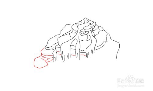 瀑布泉怎么画