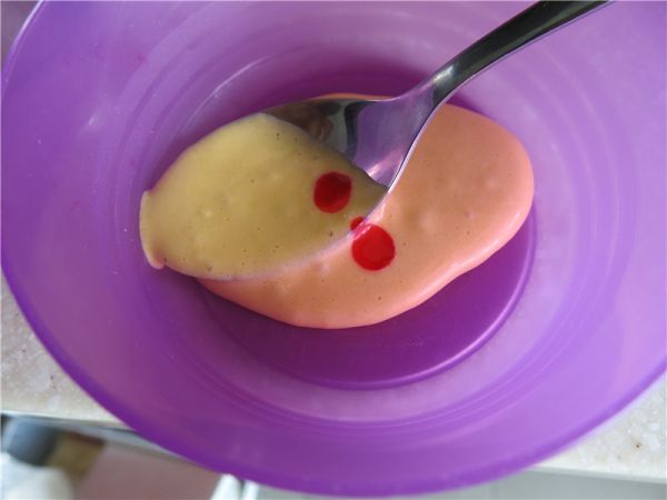 彩绘爱心蛋糕卷