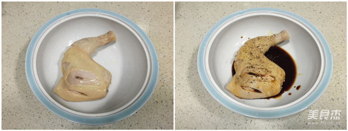 双蔬烤鸡腿的做法