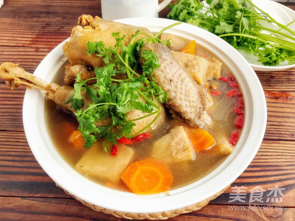 榴莲壳煲鸡的做法
