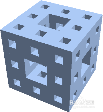 怎么绘制二维Menger海绵？