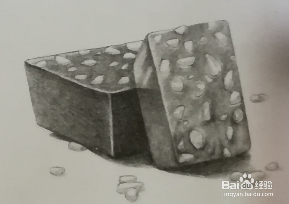 素描初学者基础入门——花生巧克力的简笔画法