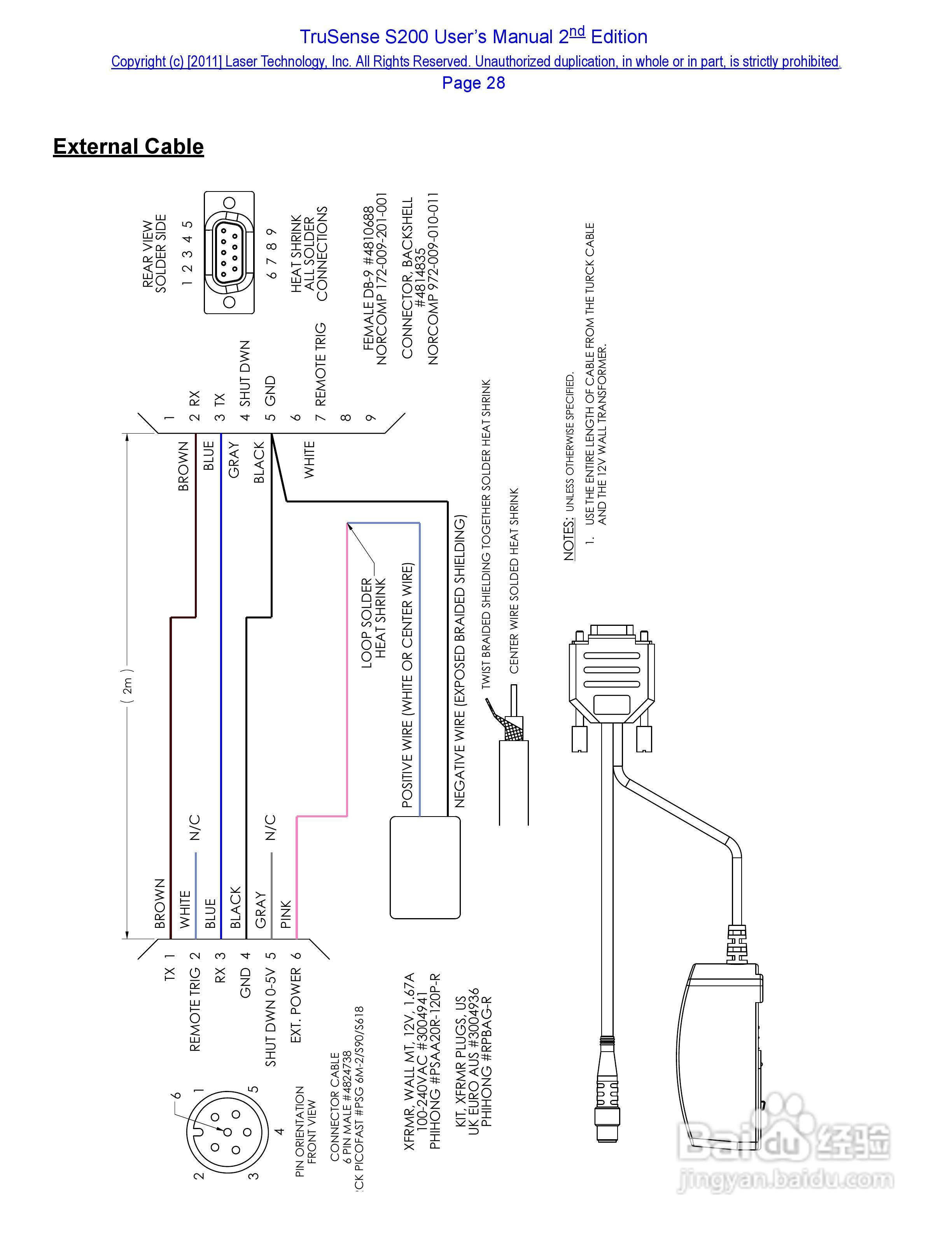 美国S200/S100激光测距传感器操作手册:[3]