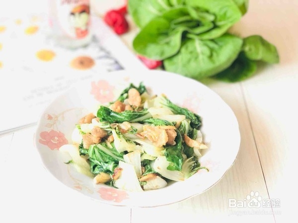 油渣青菜的做法