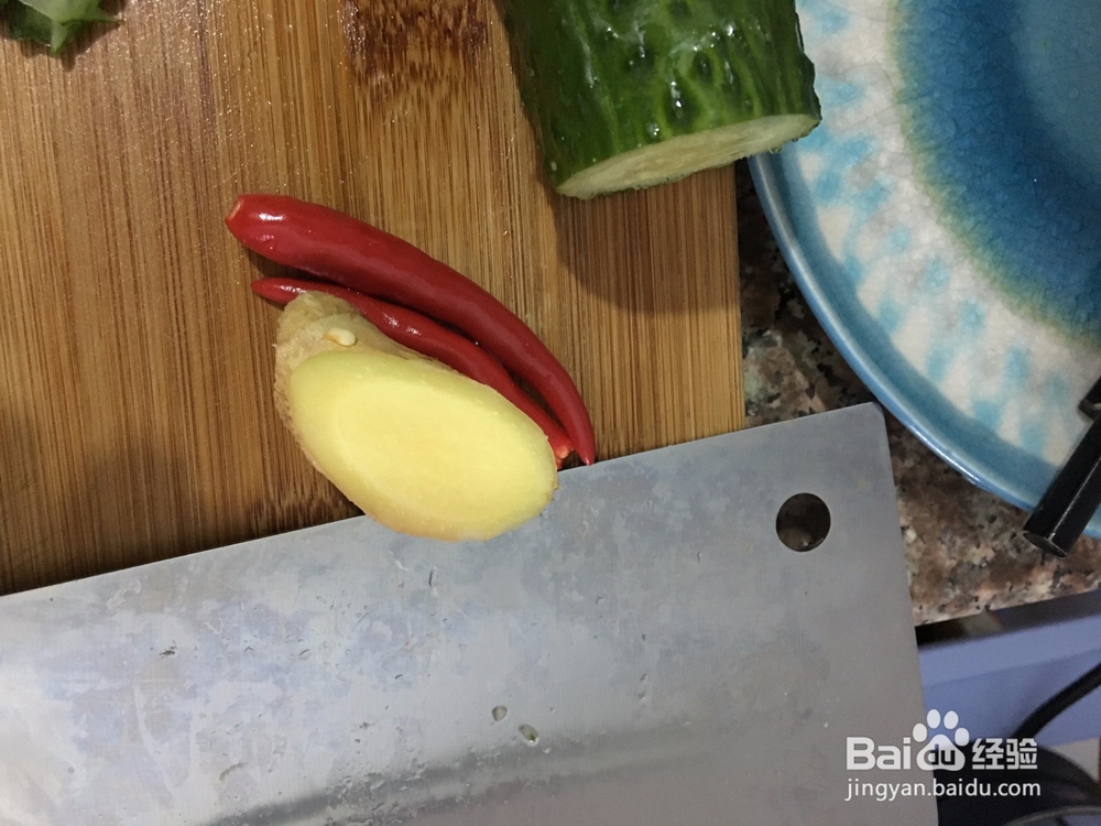 虾炒黄瓜丝儿