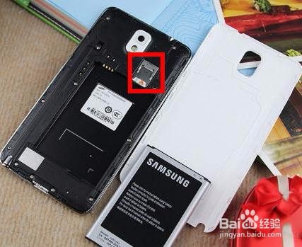 三星note3sim卡怎么装