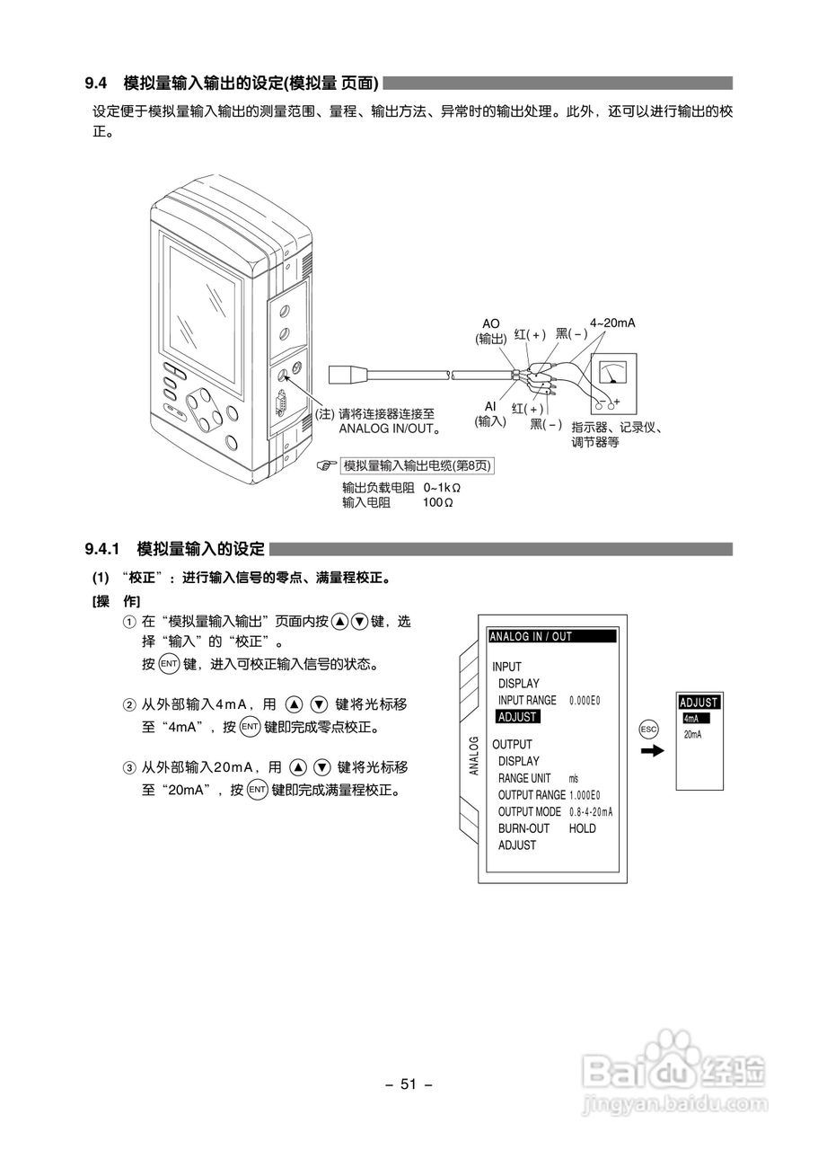 富士电机FLD-1便携式超声波流量计说明书:[6]