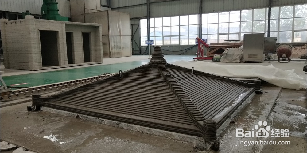 建筑3d打印，一次性分体打印景观凉亭经验