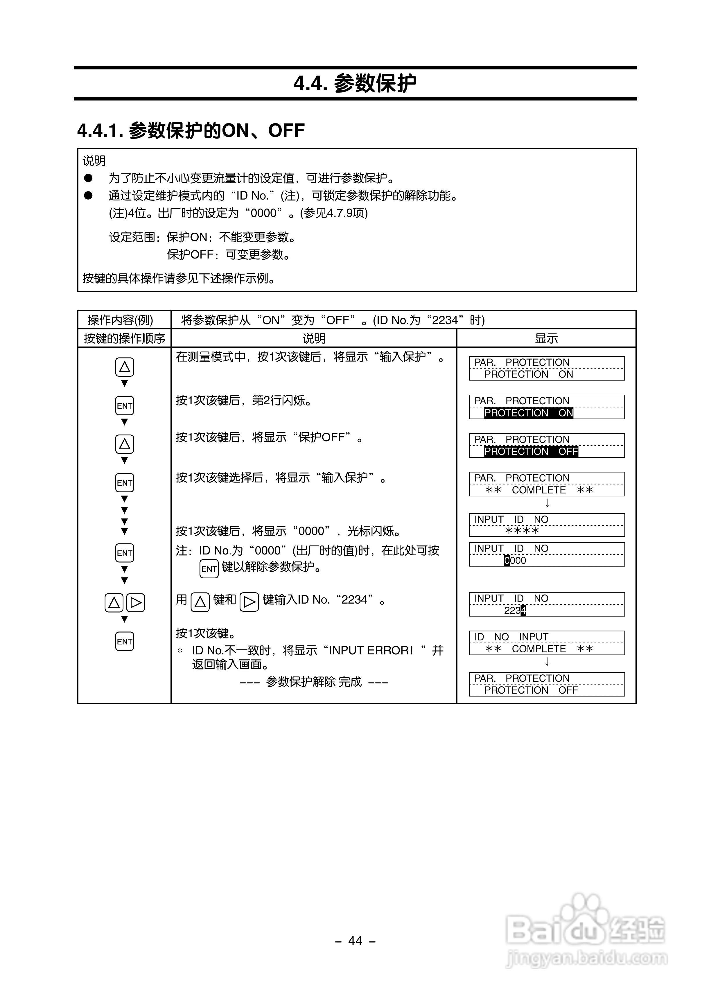 富士电机FLR/FLS/FLY超声波流量计使用说明书:[6]
