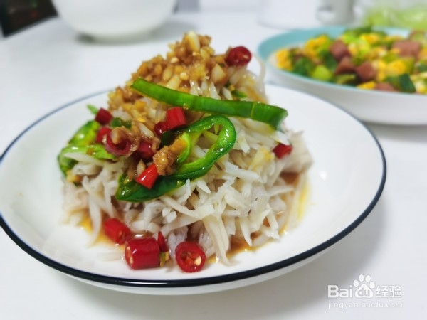 凉拌藕丝的做法