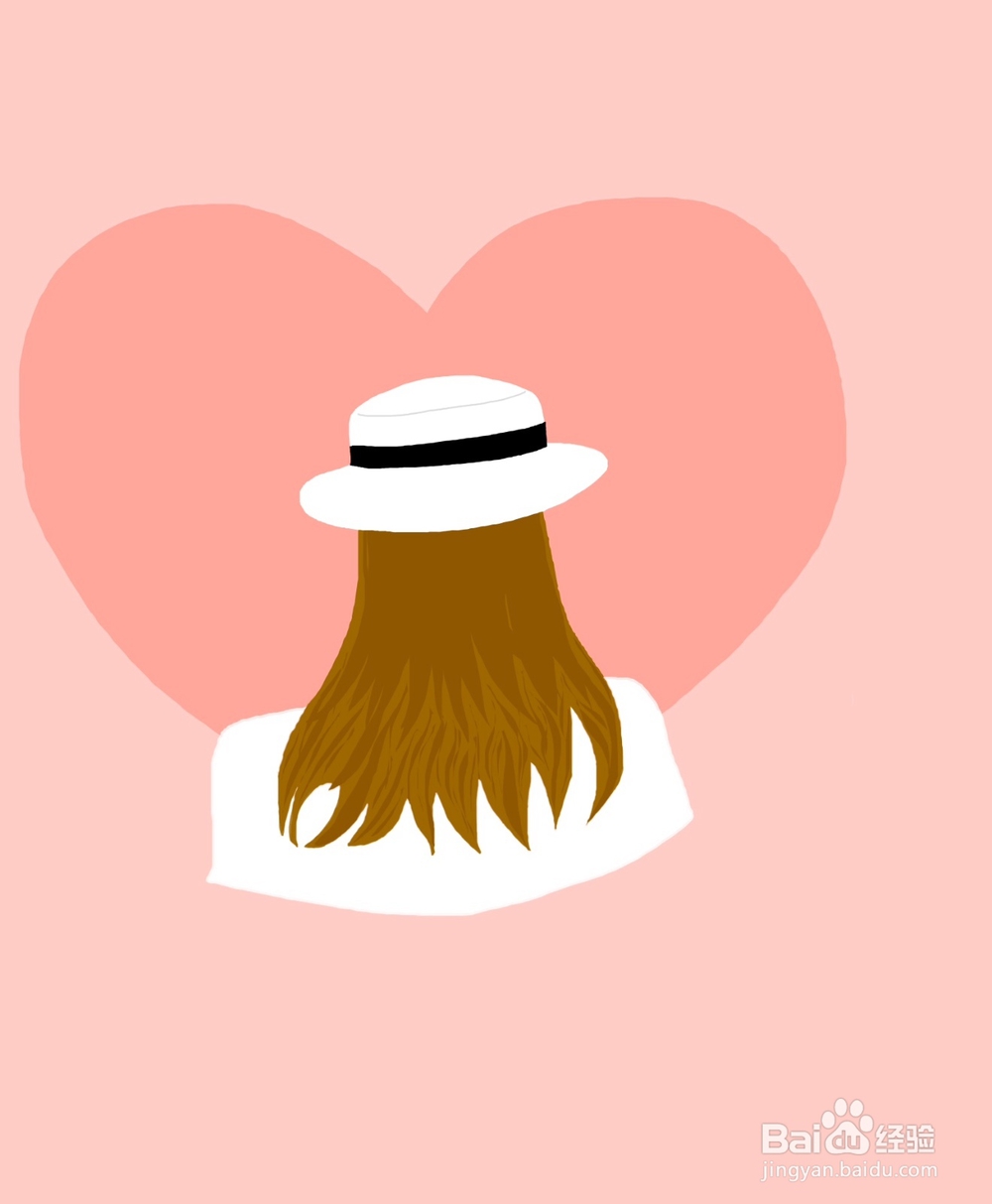 dxdll手绘之女孩的背影