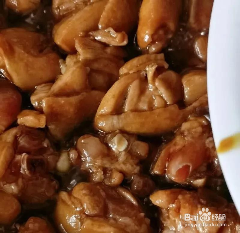 家常葱油焖鸡腿