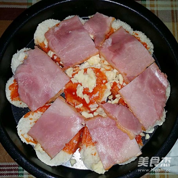 吐司培根披萨
