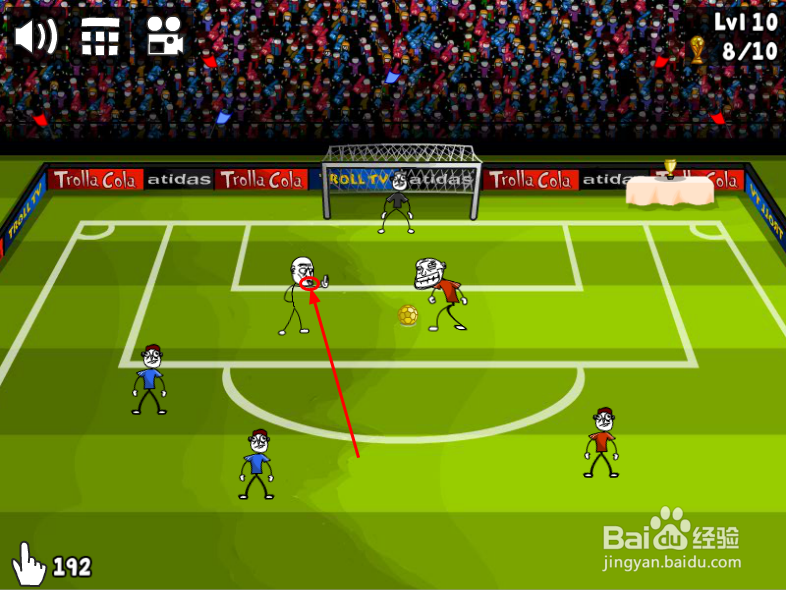 “史上最贱小游戏之足球”攻略
