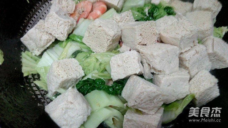 大虾白菜冻豆腐