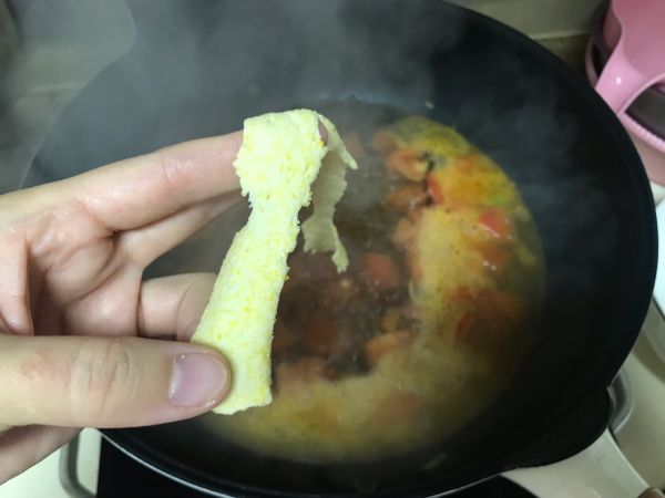 玉米面番茄面片汤