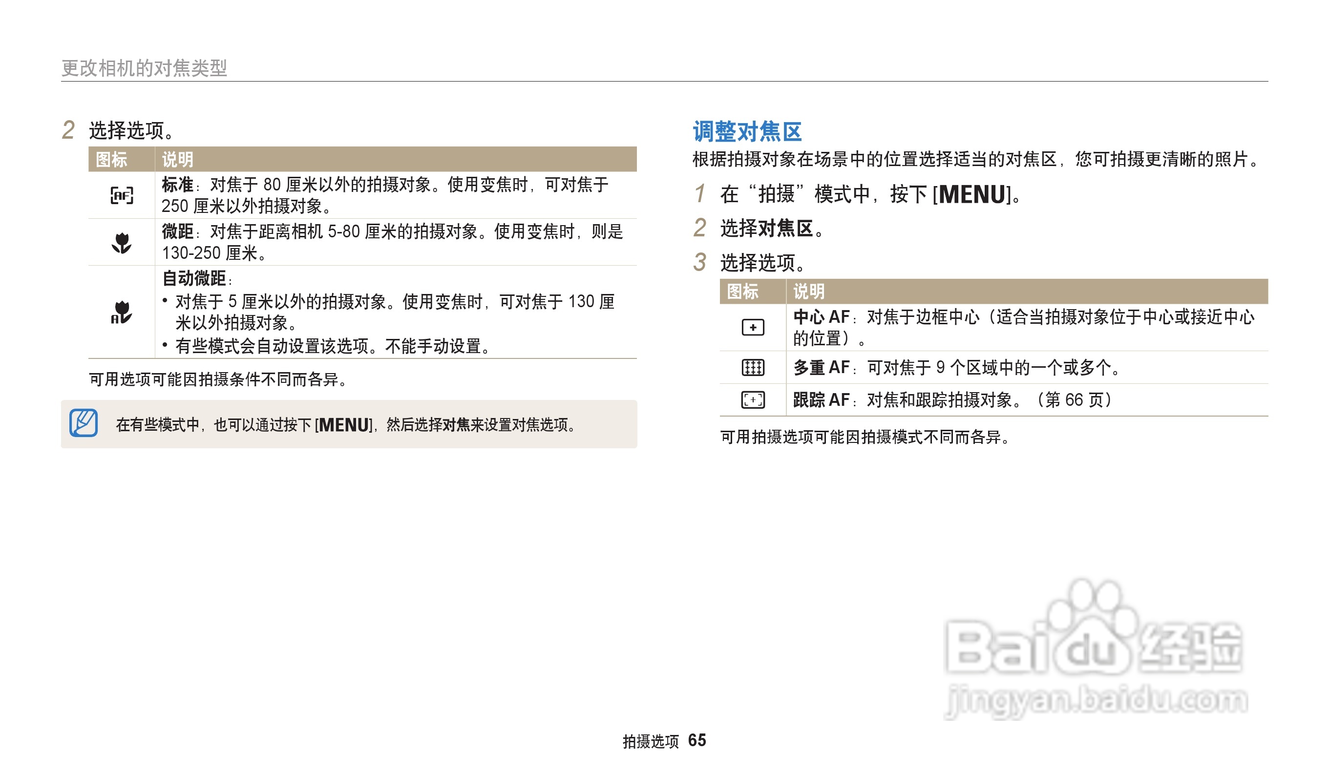 三星WB30F数码相机说明书:[7]