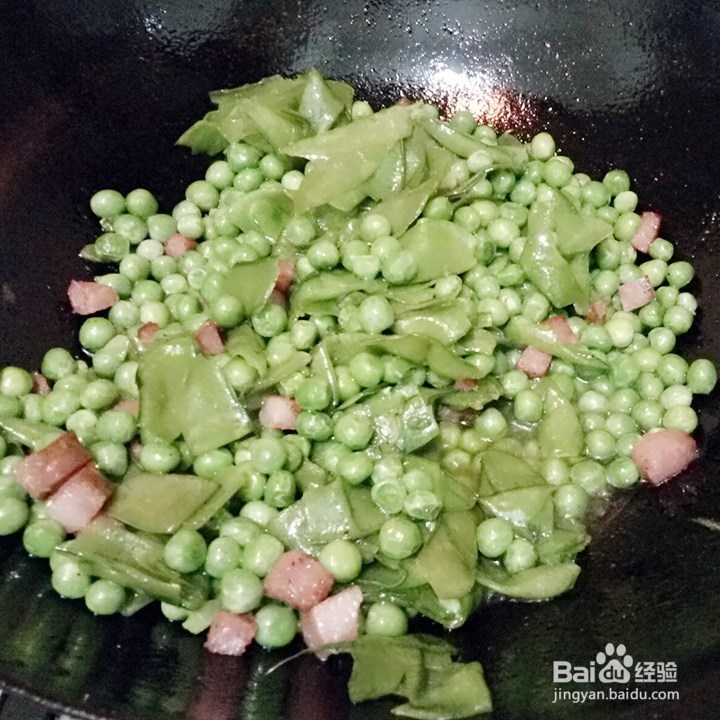青豆小炒的做法