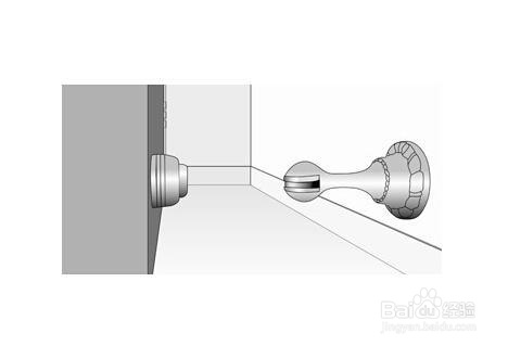 门吸的正确安装方法
